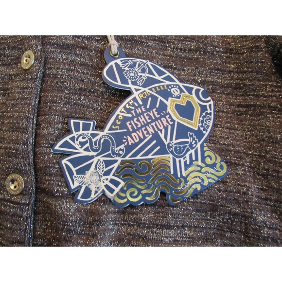 Scotch & Soda Girls Silver Metallic Stripe 2 Pc Set Sweater & Pants Size 14 NWT - Picture 9 of 16